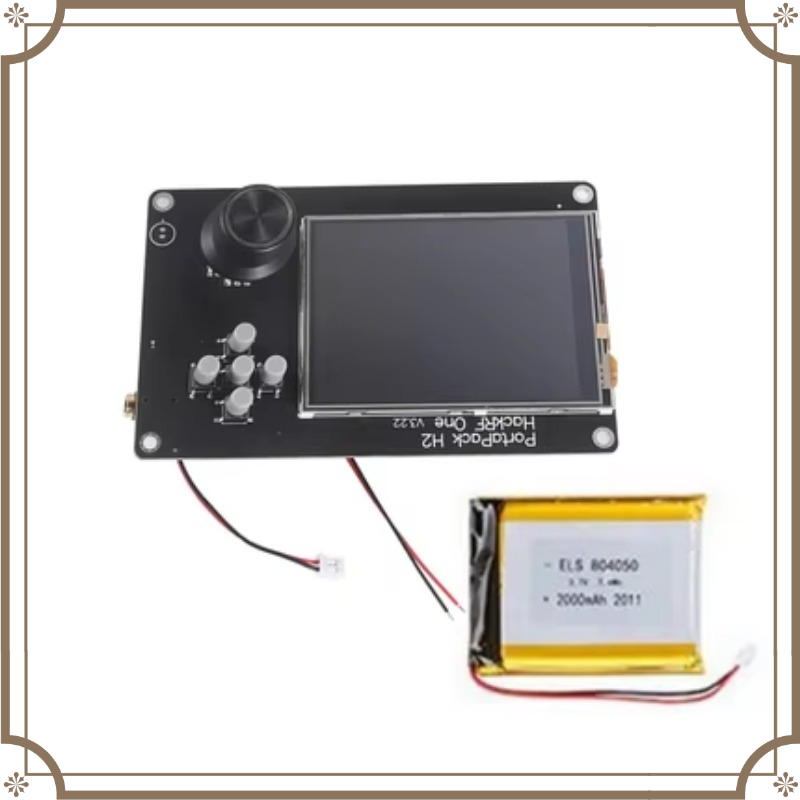 Sdr Software Defined Radio Hackrf - Pengontrol Layar H2 + Kit Radio