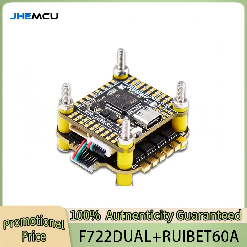 JHEMCU F7 Stack F722, Pengontr - Fpv Flight Controller F7 Stack 60A ulasan dan harga