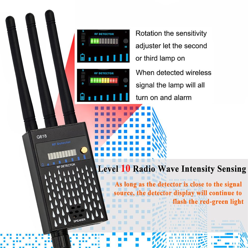 Tiga antena profesional Radio  - Signal Generator Spectrum Analyzer ulasan dan harga